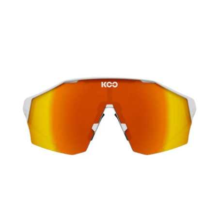 KOO ALIBI ALIBI - Matt - White / L. Red - Version Large - Lunettes Solaires Cyclisme et Triathlon | Planetecycle KOO ALIBI ALIBI - Matt - White / L. Red - Version Large - Lunettes Solaires Cyclisme et Triathlon | Planetecycle