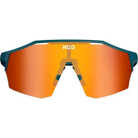 KOO ALIBI Photochromiques Dark Blue Matt / L. Red - Version Large - Lunettes Solaires Cyclisme et Triathlon | Planetecycle