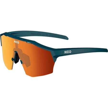 KOO ALIBI Photochromiques Dark Blue Matt / L. Red - Version Large - Lunettes Solaires Cyclisme et Triathlon | Planetecycle