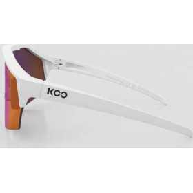 KOO ALIBI Taille L Photochromiques White Matt / L. Fuchsia - Lunettes Solaires Cyclisme et Triathlon