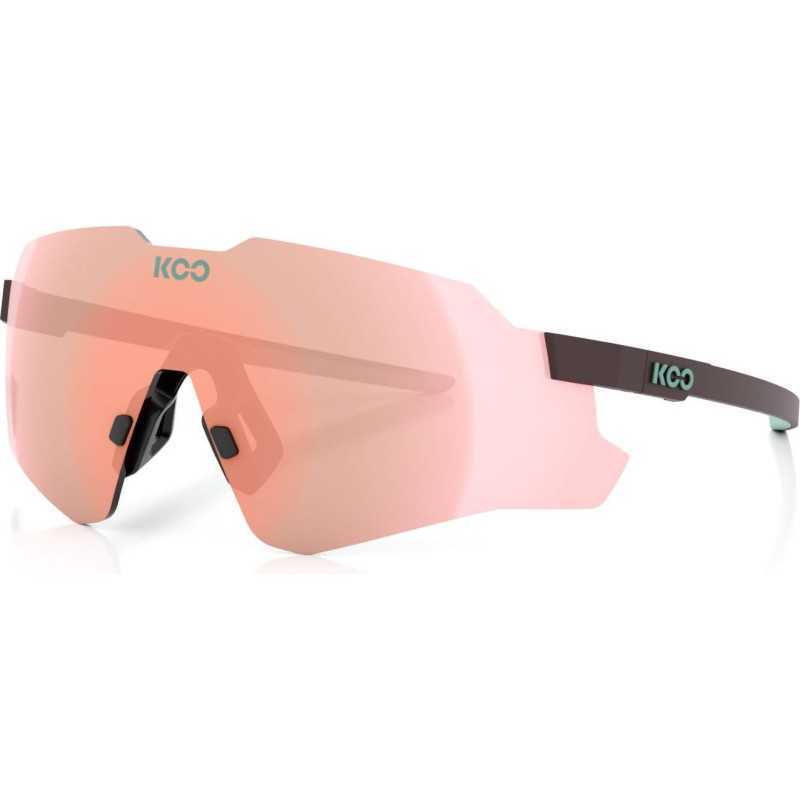 KOO NEBULA - Chocolate Matt L.Rose Gold - Lunettes Solaires Cyclisme et Triathlon | Planetecycle