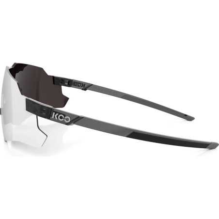 KOO NEBULA - Photochromiques - Black Glass L.Ph.Graphite- Lunettes Solaires Cyclisme et Triathlon | Planetecycle
