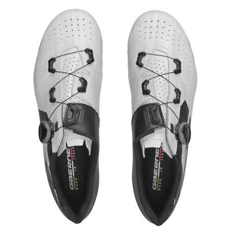 Gaerne Carbon G.FULGOR Black/White - Chaussures velo route | Planetecycle Gaerne Carbon G.FULGOR Black/White - Chaussures velo route | Planetecycle