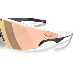 OAKLEY META VANGUARD AI White avec Verres Prizm Rose Gold - Lunettes solaires connectées avec Caméra et écouteurs intégrés