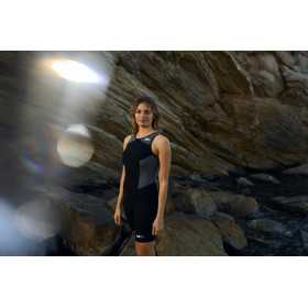 ZEROD ELITE Femme BLACK SERIES - Trifonction Triathlon Femme sans manches