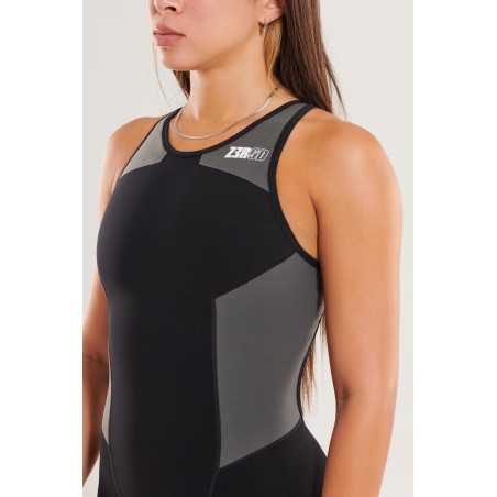 ZEROD ELITE Femme BLACK SERIES - Trifonction Triathlon Femme sans manches | Planetecycle