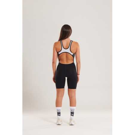 ZEROD ELITE Femme BLACK SERIES - Trifonction Triathlon Femme sans manches | Planetecycle