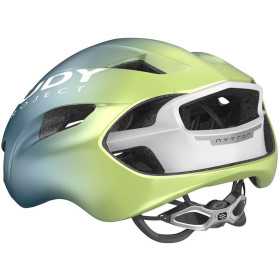 RUDY PROJECT NYTRON BLUE AVIO - APPLE GREEN METAL MATTE - Casque Route