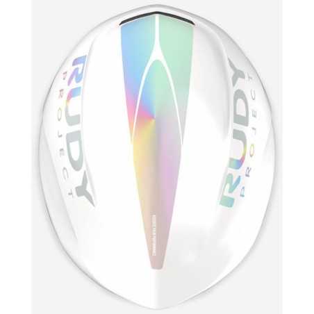 RUDY PROJECT NYTRON PRO WHITE IRIDESCENT MATTE - Casque Route | Planetecycle