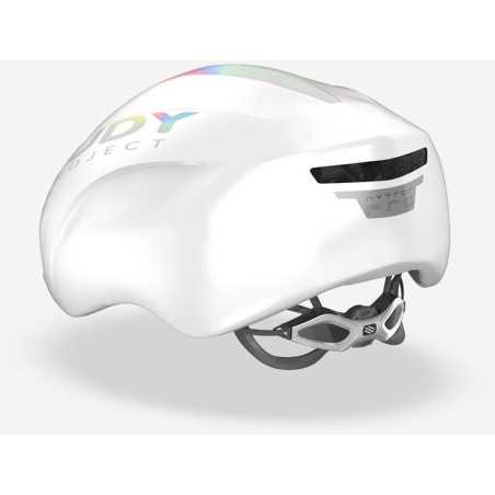 RUDY PROJECT NYTRON PRO WHITE IRIDESCENT MATTE - Casque Route | Planetecycle
