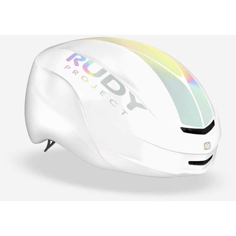 RUDY PROJECT NYTRON PRO WHITE IRIDESCENT MATTE - Casque Route | Planetecycle