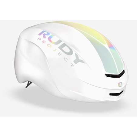 RUDY PROJECT NYTRON PRO WHITE IRIDESCENT MATTE - Casque Route | Planetecycle