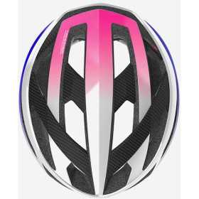 RUDY PROJECT REBEL CARBON PEARL METAL - PINK - CYBER BLUE SHINY - Casque Route