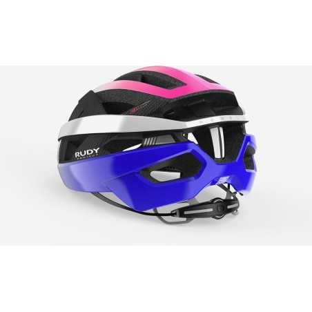 RUDY PROJECT REBEL CARBON PEARL METAL - PINK - CYBER BLUE SHINY - Casque Route | Planetecycle RUDY PROJECT REBEL CARBON PEARL METAL - PINK - CYBER BLUE SHINY - Casque Route | Planetecycle