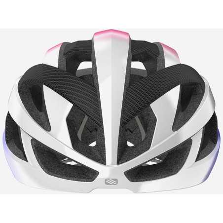 RUDY PROJECT REBEL CARBON PEARL METAL - PINK - CYBER BLUE SHINY - Casque Route | Planetecycle RUDY PROJECT REBEL CARBON PEARL METAL - PINK - CYBER BLUE SHINY - Casque Route | Planetecycle