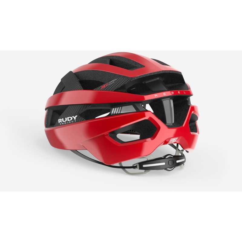RUDY PROJECT REBEL CARBON RED COMET SHINY - Casque Route | Planetecycle