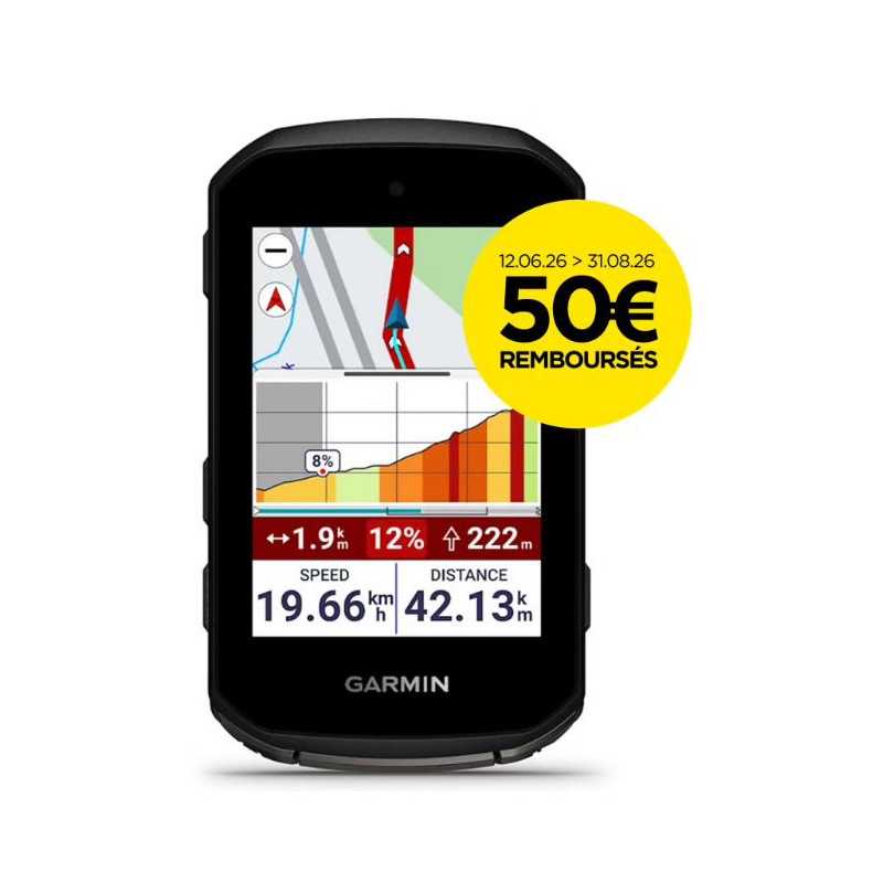 GARMIN 850 Edge - Compteur GPS Cycle - EN STOCK - OFFRE ODR GARMIN ETE 2026 : 50€ remboursé !! prix réel payé 425.90€ | Planetecycle