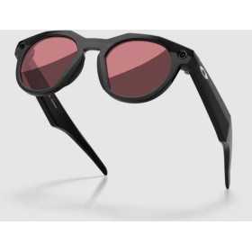 OAKLEY META HSTN AI Black avec verres Prizm Foncé Golf - Lunettes solaires connectées avec Caméra et écouteurs intégrés
