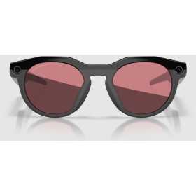 OAKLEY META HSTN AI Black avec verres Prizm Foncé Golf - Lunettes solaires connectées avec Caméra et écouteurs intégrés
