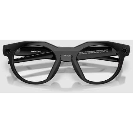 OAKLEY META HSTN IA Black avec verres incolores - Lunettes solaires connectées avec Caméra et écouteurs intégrés | Planetecycle OAKLEY META HSTN IA Black avec verres incolores - Lunettes solaires connectées avec Caméra et écouteurs intégrés | Planetecycle