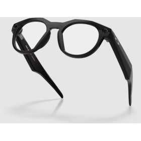 OAKLEY META HSTN IA Black avec verres incolores - Lunettes solaires connectées avec Caméra et écouteurs intégrés