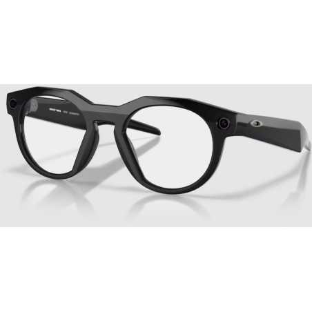 OAKLEY META HSTN IA Black avec verres incolores - Lunettes solaires connectées avec Caméra et écouteurs intégrés | Planetecycle OAKLEY META HSTN IA Black avec verres incolores - Lunettes solaires connectées avec Caméra et écouteurs intégrés | Planetecycle