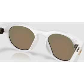 OAKLEY META HSTN AI Warm Grey avec verres Prizm Rubis - Lunettes solaires connectées avec Caméra et écouteurs intégrés