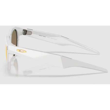 OAKLEY META HSTN AI Warm Grey avec verres Prizm Rubis - Lunettes solaires connectées avec Caméra et écouteurs intégrés | Planetecycle