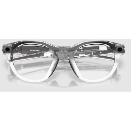 OAKLEY META HSTN AI Incolore avec Verres Photochromiques Transition Gris - Lunettes solaires connectées IA | Planetecycle