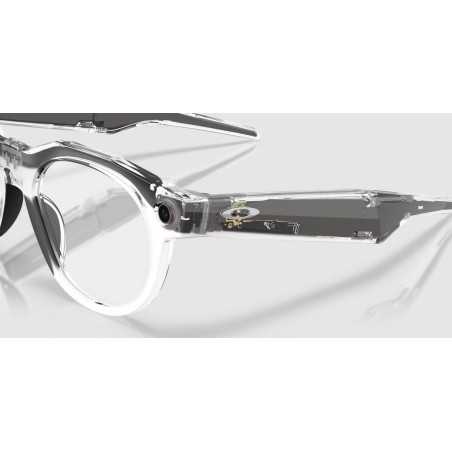 OAKLEY META HSTN AI Incolore avec Verres Photochromiques Transition Gris - Lunettes solaires connectées IA | Planetecycle