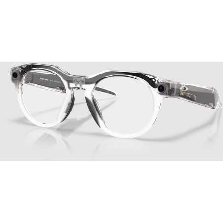 OAKLEY META HSTN AI Incolore avec Verres Photochromiques Transition Gris - Lunettes solaires connectées IA | Planetecycle