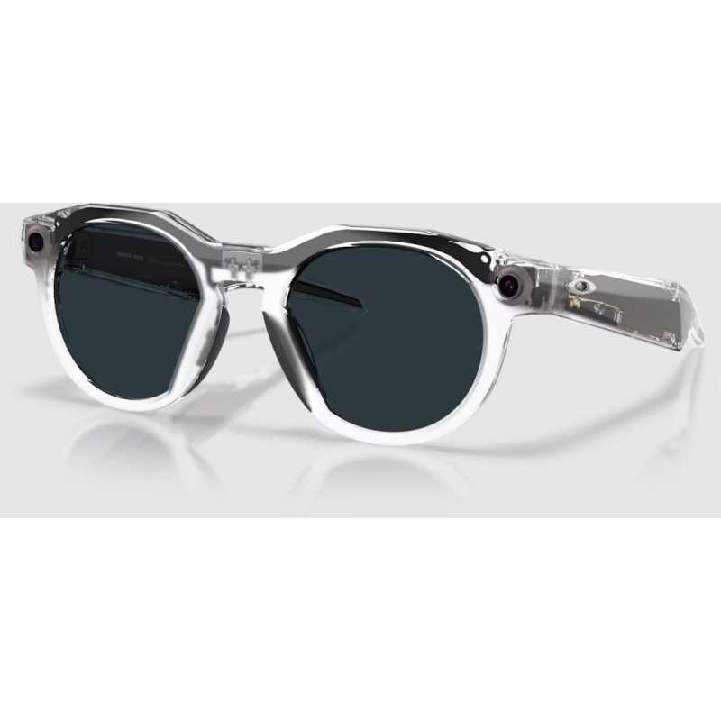 OAKLEY META HSTN AI Incolore avec Verres Photochromiques Transition Gris - Lunettes solaires connectées IA | Planetecycle