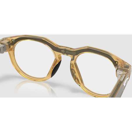 OAKLEY META HSTN AI Curry Clair avec Verres Photochromiques Transition Brown - Lunettes solaires connectées IA | Planetecycle