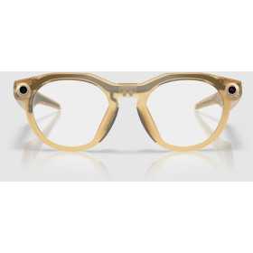 OAKLEY META HSTN AI Curry Clair avec Verres Photochromiques Transition Brown - Lunettes solaires connectées IA