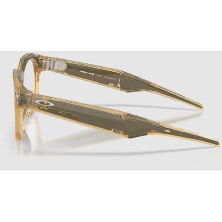 OAKLEY META HSTN AI Curry Clair avec Verres Photochromiques Transition Brown - Lunettes solaires connectées IA | Planetecycle
