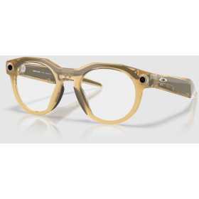 OAKLEY META HSTN AI Curry Clair avec Verres Photochromiques Transition Brown - Lunettes solaires connectées IA