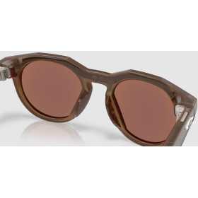 OAKLEY META HSTN AI Marron Smoke avec Verres polariés Prizm Deep Water Polarized - Lunettes solaires connectées IA 