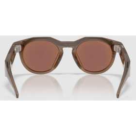 OAKLEY META HSTN AI Marron Smoke avec Verres polariés Prizm Deep Water Polarized - Lunettes solaires connectées IA 