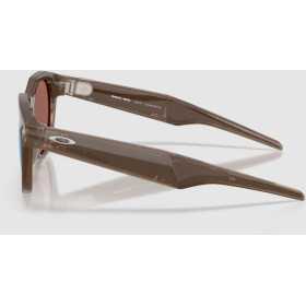 OAKLEY META HSTN AI Marron Smoke avec Verres polariés Prizm Deep Water Polarized - Lunettes solaires connectées IA 