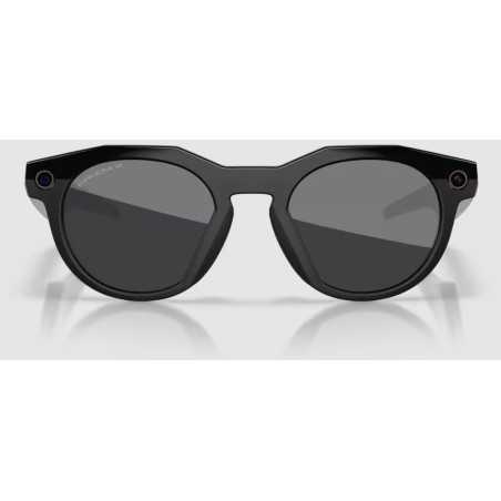 OAKLEY META HSTN AI Black avec Verres polarisés Prizm Polarized Black - Lunettes solaires connectées IA | Planetecycle