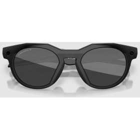 OAKLEY META HSTN AI Black avec Verres polarisés Prizm Polarized Black - Lunettes solaires connectées IA