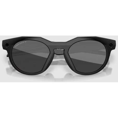 OAKLEY META HSTN AI Black avec Verres polarisés Prizm Polarized Black - Lunettes solaires connectées IA | Planetecycle