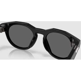 OAKLEY META HSTN AI Black avec Verres polarisés Prizm Polarized Black - Lunettes solaires connectées IA