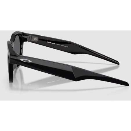 OAKLEY META HSTN AI Black avec Verres polarisés Prizm Polarized Black - Lunettes solaires connectées IA | Planetecycle