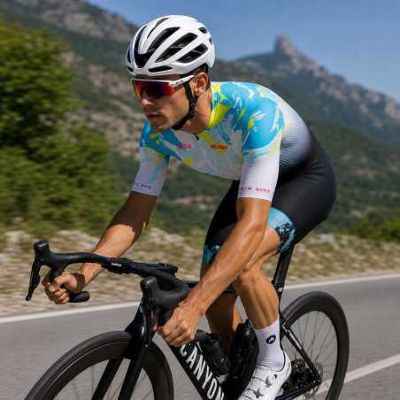 RUSH ALLIGATOR AQUA Homme - Trifonction Triathlon manches courtes | Planetecycle RUSH ALLIGATOR AQUA Homme - Trifonction Triathlon manches courtes | Planetecycle