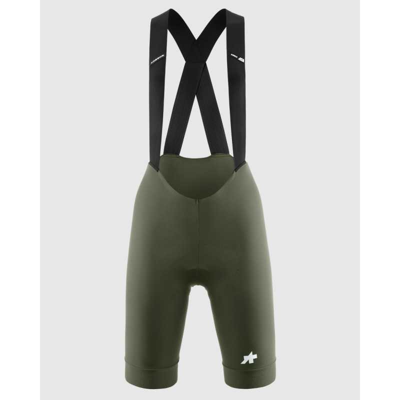 Assos UMA GT BIB SHORTS S11 - MOSS GREEN - Cuissard Cycliste | Planetecycle