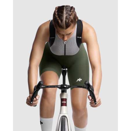 Assos UMA GT BIB SHORTS S11 - MOSS GREEN - Cuissard Cycliste | Planetecycle