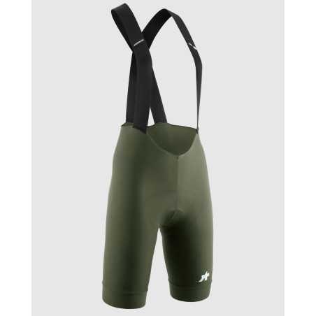 Assos UMA GT BIB SHORTS S11 - MOSS GREEN - Cuissard Cycliste | Planetecycle