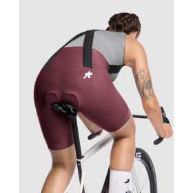  Assos UMA GT BIB SHORTS S11 - BURGUNDY RED - Cuissard Cycliste Femme