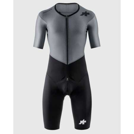 Assos EQUIPE RS LE HOUDINI ROADSUIT S11 - FANATIC SILVER - Cuissard Cycliste | Planetecycle